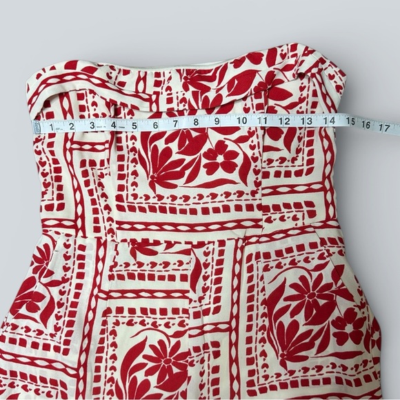 Thirty Thirty Women’s Red & White Halter Romper | Size Large | NWT - Picture 6 of 11